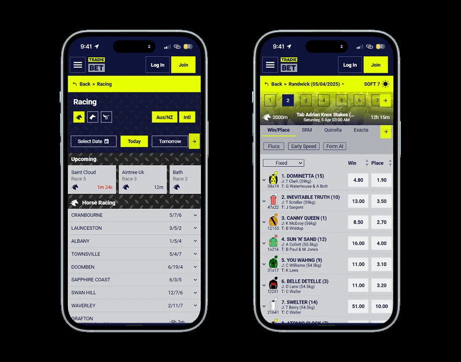 TradieBet screenshot